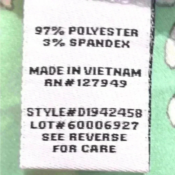 Emma & Michelle Satin Spaghetti Strap Slip Floral Dress size Medium - Picture 6 of 7